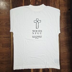 Darc Sport "F*ck Cancer" White Graphic T-Shirt